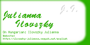julianna ilovszky business card